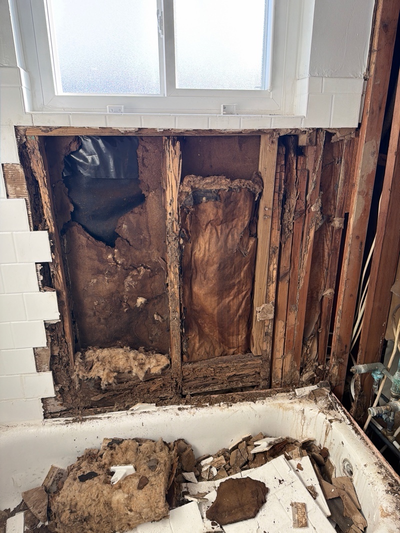 Large hole in high-visibility area